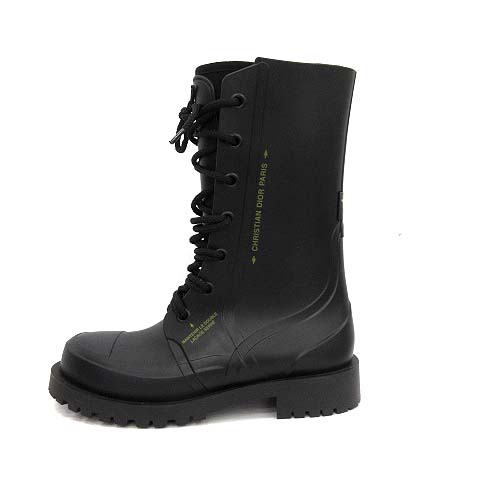 クリスチャンディオール Christian Dior レインブーツ 長靴 レース  