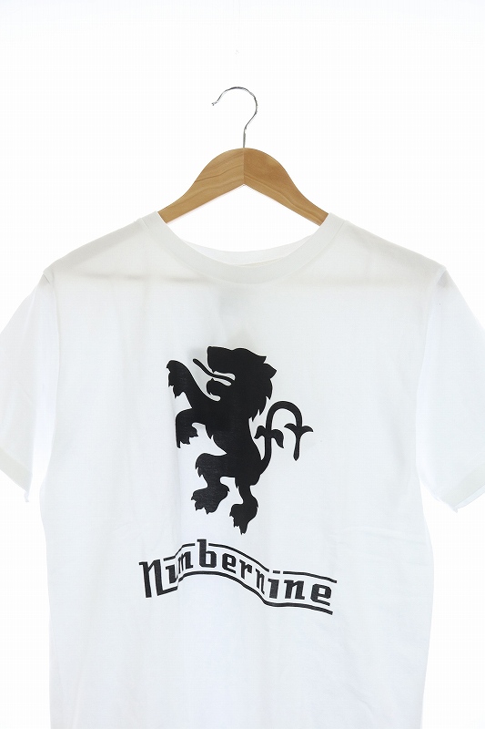 未使用品 ナンバーナイン NUMBER (N)INE Tシャツ カットソー ライオン 