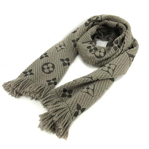 ルイヴィトン LOUIS VUITTON マフラー モノグラム エシャルプ ロゴ  