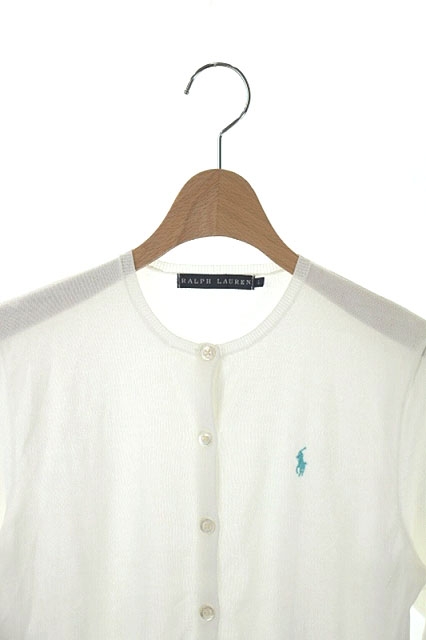 ラルフローレン RALPH LAUREN カーディガン 七分袖 コットン