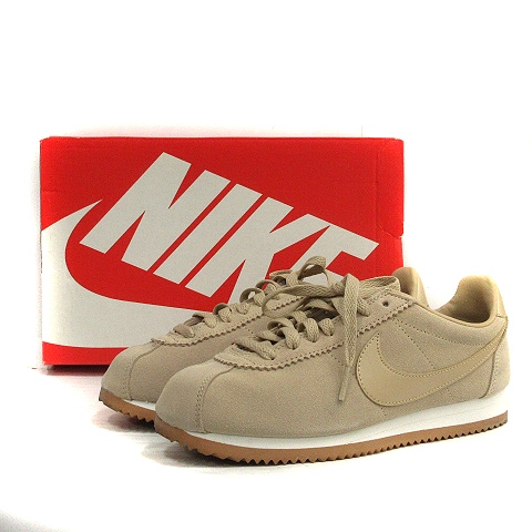 新品　未使用Kids 17cm Nike ベージュ スエード スニーカー ナイキ NIKE CLASSIC CORTEZ SUEDE クラシック コルテッツ