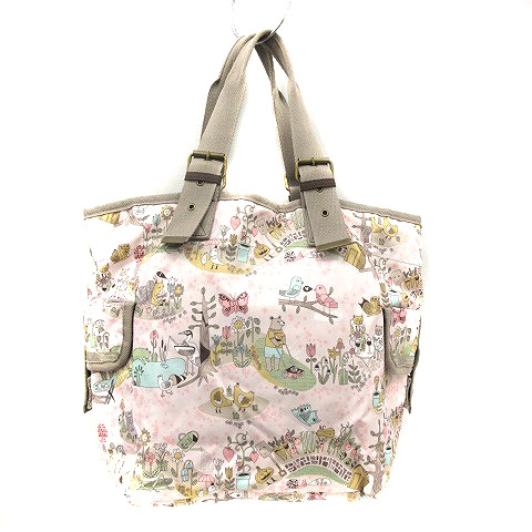 レスポートサック Lesportsac Artist In Residence バッグ トート ハンド 総柄 ピンク グレー Yi23 レディース 170 ベクトルパーク