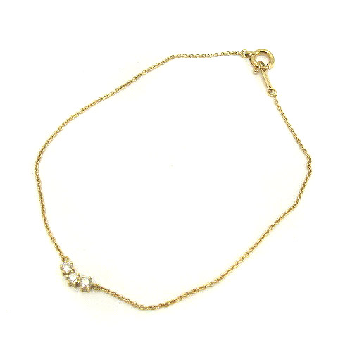 アーカーブラン ahkah blanc ブレスレット トレスダイヤ 750 K18  