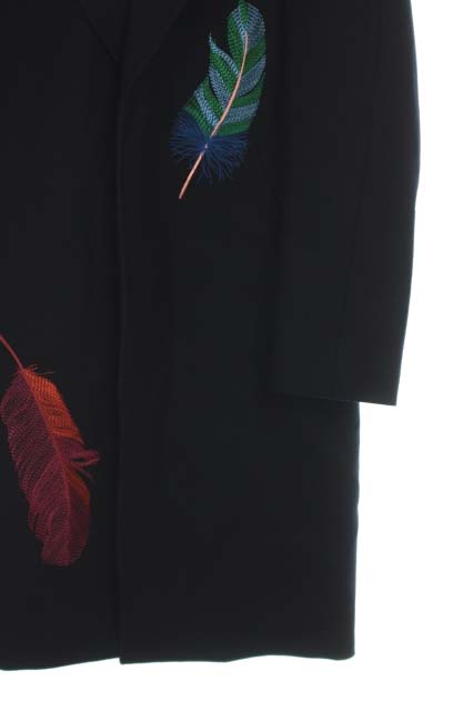 ポールスミス PAUL SMITH 485RE チェスターコート フェザー刺繍  