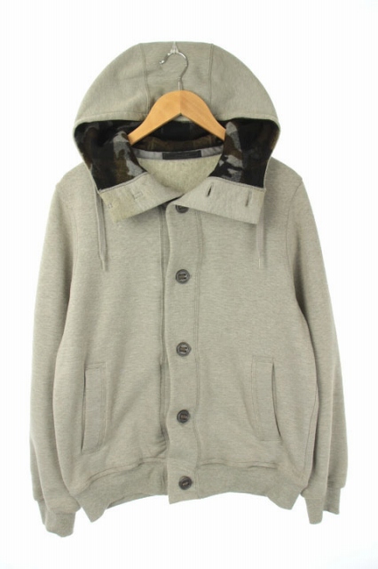 ソフネット SOPHNET. パーカー THERMASTAT FRONT BUTTON SWEAT PARKA  