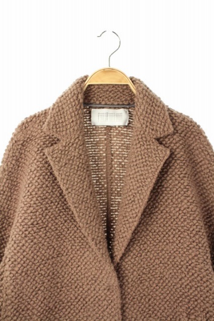 ハリスワーフロンドン Harris Wharf London チェスターニットコート I42 茶 Ao Os Sh レディース 170 ベクトルパーク