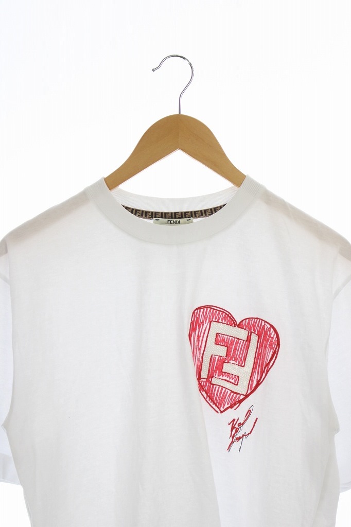 フェンディ FENDI カールラガーフェルド限定エディション Tシャツ 