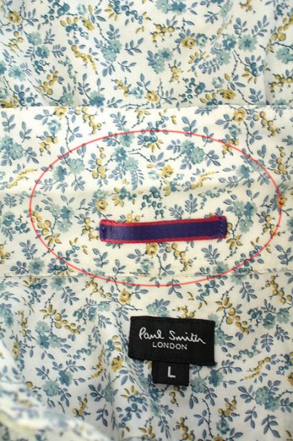 ポールスミス PAUL SMITH JS20 花柄シャツ フラワー コットン