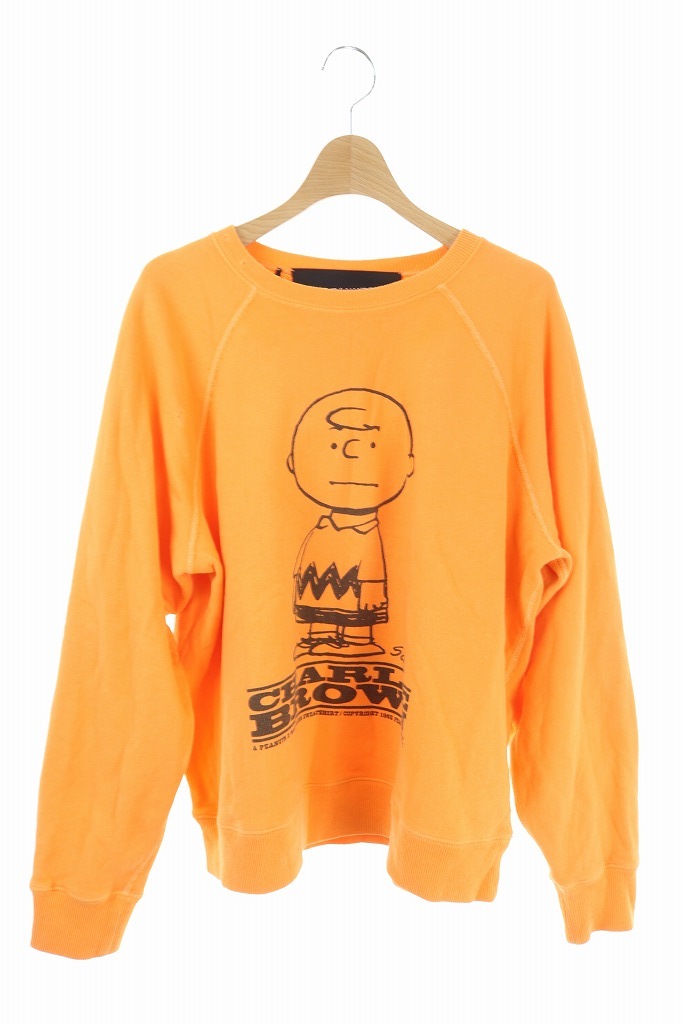 マークジェイコブス MARC JACOBS PEANUTS ダメージ加工スウェット 