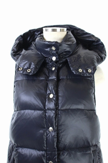 フレームワーク Framework 18aw フード付きダウンベスト 36 黒 Kn Os レディース 170 ベクトルパーク