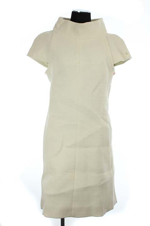 シャネル Chanel 2017 ワンピース ひざ丈 半袖 36 白 P57679v43496 Kn Os レディース 170 402004200215 ベクトルパーク