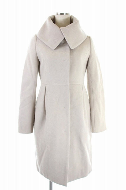 エストネーション ビス Estnation Bis ウールステンカラーコート ビッグカラー 36 ベージュ Es Os レディース 170 ベクトルパーク