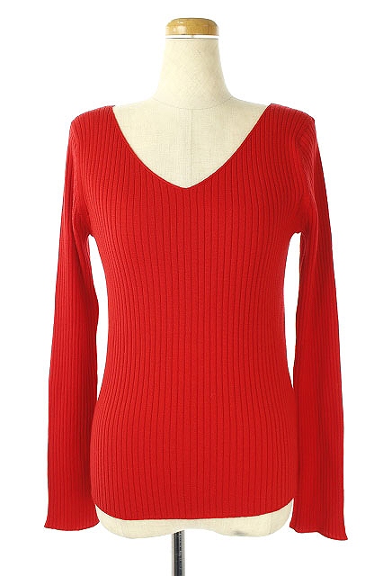 「Spick & Span」 長袖ニット - レッド レディース Spick \u0026 Span」 長袖ニット - レッド レディース