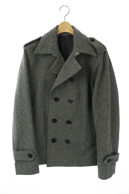 アバハウス ABAHOUSE Pコート ピーコート ウール 3 グレー /ES □OS  