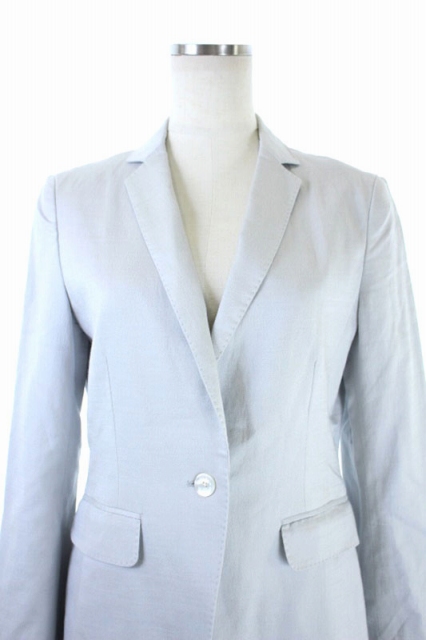 トゥモローランドコレクション Tomorrowland Collection テーラードジャケット 背抜き 1b 36 ライトグレー Os レディース 170 ベクトルパーク