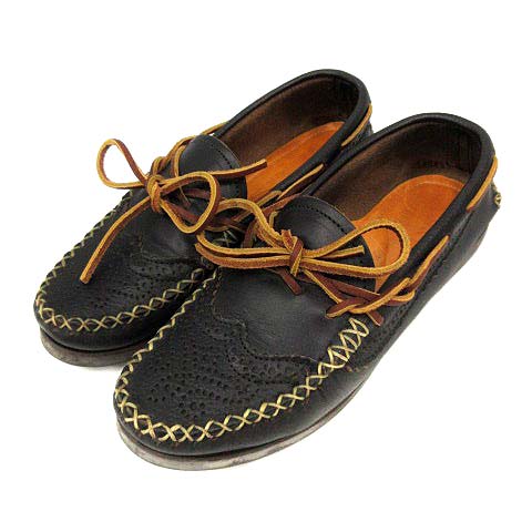 ユケテン Yuketen シューズ ローファー スリッポン レザー 6 5 黒 Yi38 レディース 170 ベクトルパーク