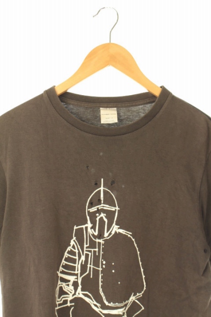 ナンバーナイン NUMBER (N)INE タイム期ダメージ加工Tシャツ  