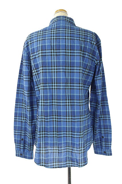 バーバリーブリット BURBERRY BRIT チェック柄シャツ 長袖 コットン M  