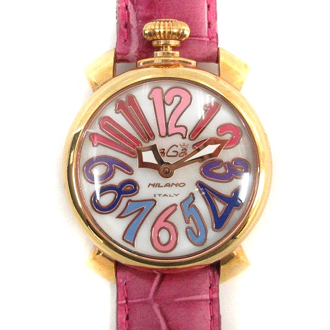 ガガミラノ GaGa MILANO マニュアーレ40 腕時計 アナログ クオーツ 2針  