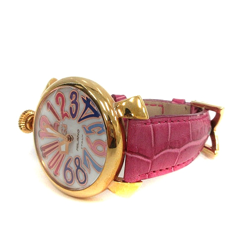 ガガミラノ GaGa MILANO マニュアーレ40 腕時計 アナログ クオーツ 2針  