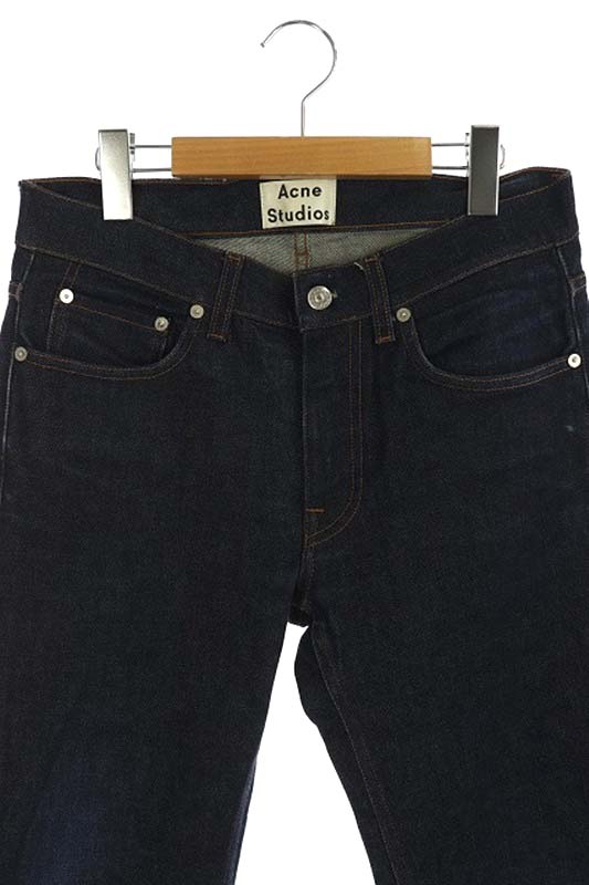アクネ ストゥディオズ Acne Studios リジットデニム パンツ ジーンズ テーパード 30 32 青 Ao Os Ad レディース 170 ベクトルパーク