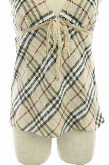 バーバリーブルーレーベル　チェック柄キャミソール 38 ♡BURBERRY ブルーレーベル チェック柄キャミソール 38♡ バーバリー