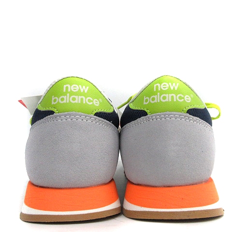 未使用品 ニューバランス New Balance 6 スニーカー スエード フェイクレザー 22 5cm 紺 ネイビー グレー オレンジ Cw6ai Ak1 レディース 170 ベクトルパーク