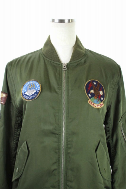 ラルフローレン ワッペンロゴ付 フライトジャケット　MA1 RALPH LAUREN ラルフローレン MA-1 フライトジャケット MA1