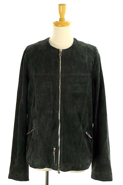 クロムハーツ CHROME HEARTS ダガージップノーカラースウェード 