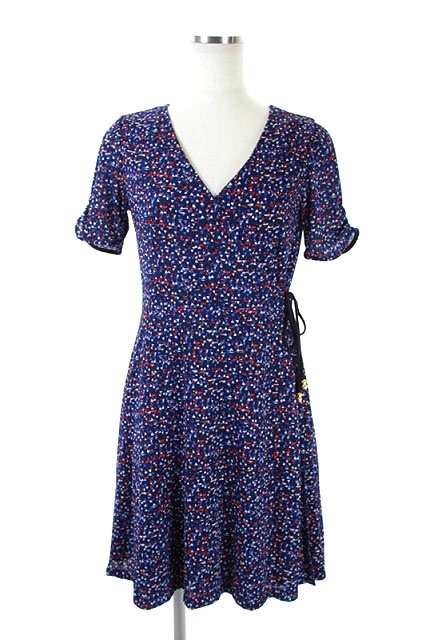 リリーブラウン Lily Brown 19ss 三角柄ミニワンピース 半袖 ラップ フレア カシュクール F 紺 青 赤 Os レディース 170 ベクトルパーク リリーブラウン Lily Brown 19ss 三角柄ミニワンピース 半袖 ラップ フレア カシュクール F 紺 青 赤 Os レディース 170 ベクトルパーク
