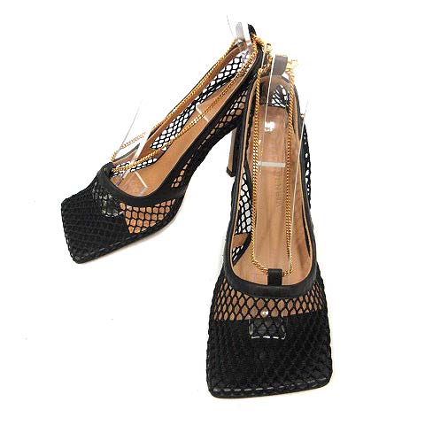 ボッテガヴェネタ BOTTEGA VENETA 20SS ストレッチ パンプス スクエア 