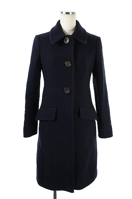 Miu Miu ウール ピーコート オリーブグリーン Super100ウールビーバーPコート(ピーコート) | MICHEL KLEIN