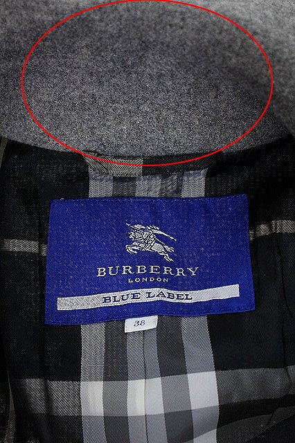 バーバリーブルーレーベル BURBERRY BLUE LABEL アンゴラ混