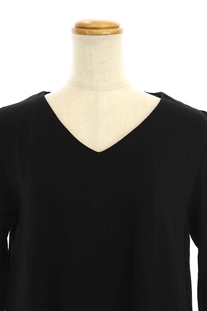 アダムエロペ Adam Et Rope ワンピース 膝丈 長袖 黒 Mi Os レディース 170 ベクトルパーク