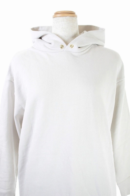 イエナ Iena ss 裏毛フードプルオーバー パーカー 長袖 白 オフホワイト Kn Os レディース 170 ベクトルパーク