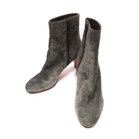 クリスチャンルブタン Christian louboutin ブーツ ショート スエード 