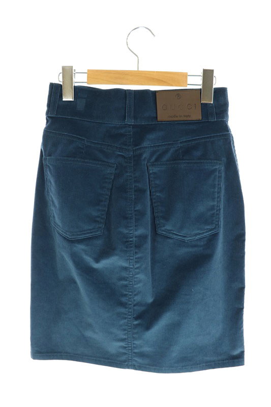 GUCCI コーデュロイ ミニスカート 38 GUCCI コーデュロイ ミニスカート