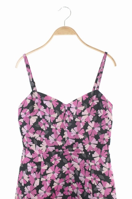 未使用品 ケイトスペード KATE SPADE 花柄ジャガードワンピース キャミ  