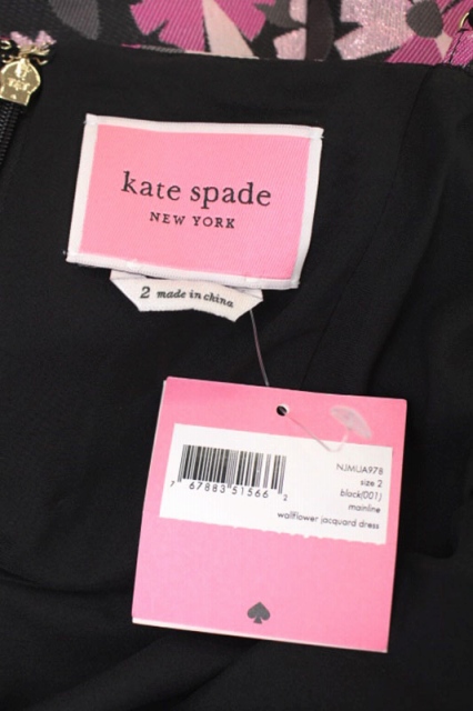 未使用品 ケイトスペード KATE SPADE 花柄ジャガードワンピース キャミ  