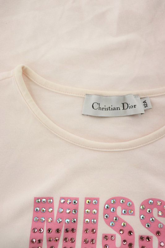 クリスチャンディオール Christian Dior Tシャツ カットソー ロゴ 