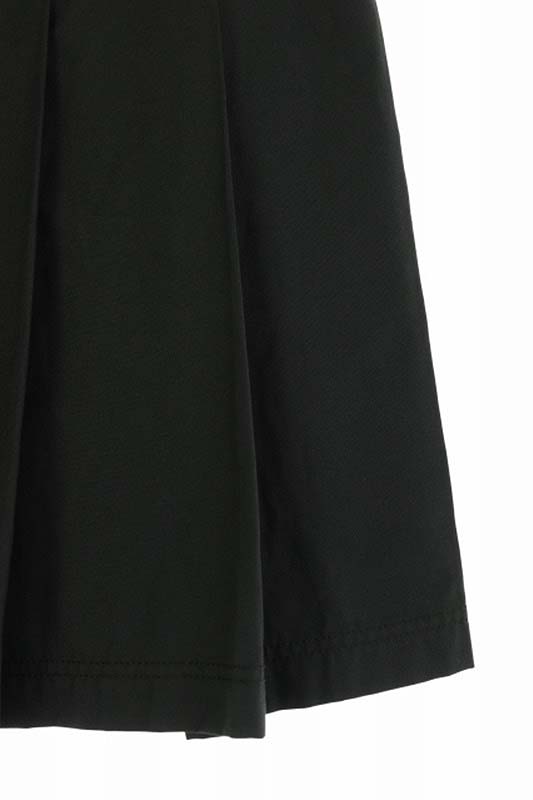 ミュウミュウ miumiu プリーツスカート 膝丈 38 黒 /AO □OS