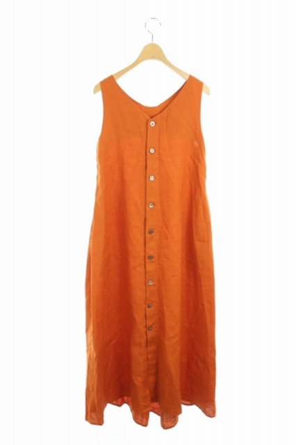 リエス Liesse 19ss リネンノースリーブワンピース ロング マキシ丈 2 オレンジ Kn Os レディース 170 ベクトルパーク リエス Liesse 19ss リネンノースリーブワンピース ロング マキシ丈 2 オレンジ Kn Os レディース 170 ベクトルパーク