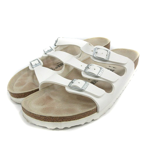 ビルケンシュトック Birkenstock サンダル フロリダ Florida レザー 24 5 白 ホワイト Sr レディース 170 ベクトルパーク