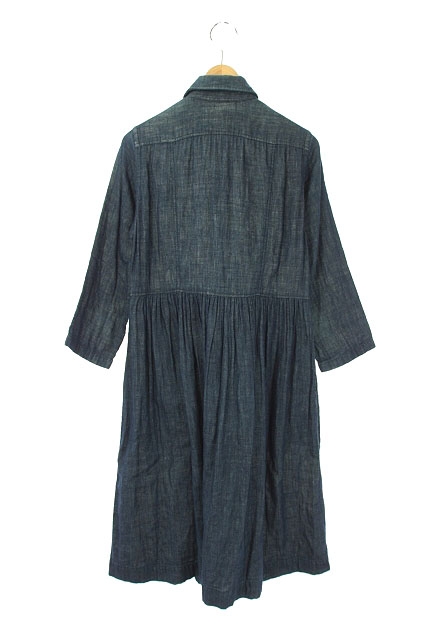 モリカゲシャツキョウト Morikage Shirt Kyoto シャツワンピース ロング 長袖 Ss S 紺 Kn Os レディース 170 ベクトルパーク モリカゲシャツキョウト Morikage Shirt Kyoto シャツワンピース ロング 長袖 Ss S 紺 Kn Os レディース 170 ベクトルパーク