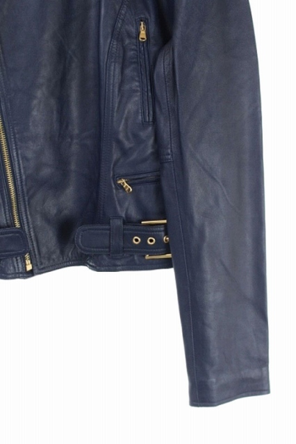 『POLO RALPH LAUREN』ラムレザー ダブル ライダースジャケット ポロ ラルフローレン POLO RALPH LAUREN ラムレザーダブル