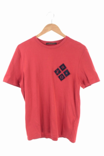 ルイヴィトン LOUIS VUITTON モノグラムワッペンコットンクルーネックT  