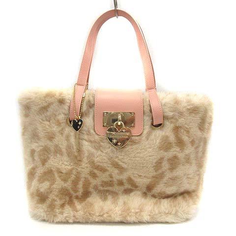 サマンサ・ベガ☆レオパード・ヒョウ柄・ファー・デニムバック  