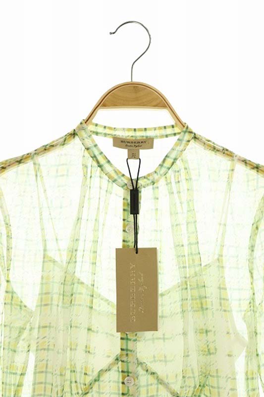 未使用品 バーバリー BURBERRY LONDON ENGLAND シフォン チェック 