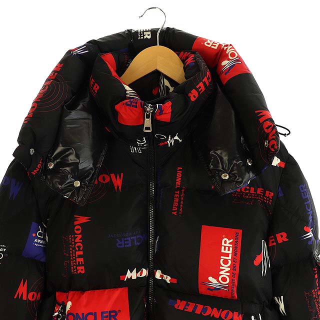 モンクレール MONCLER WILSON 総柄ダウンジャケット ジップアップ 