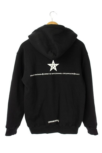 クロムハーツ CHROME HEARTS スタープリントダガージップパーカー 